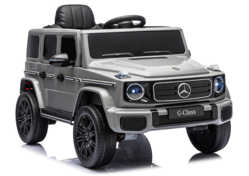 Kinderauto Mercedes G 580, 24 Volt, EVA-Reifen, Ledersitz, 1-Sitzer