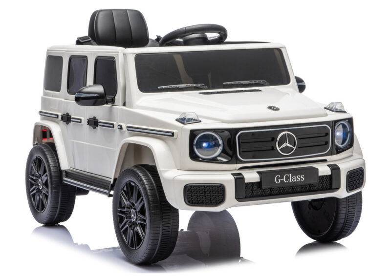 Kinderauto Mercedes G 580, 24 Volt, EVA-Reifen, Ledersitz, 1-Sitzer