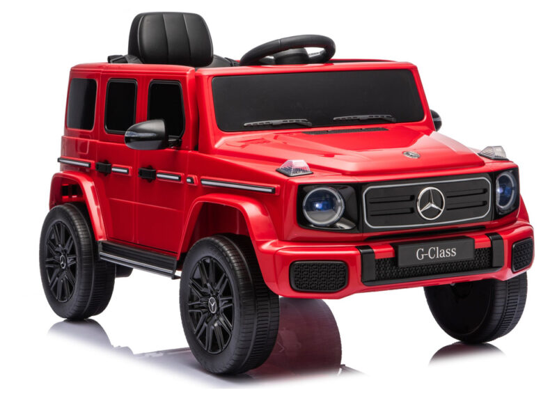 Kinderauto Mercedes G 580, 24 Volt, EVA-Reifen, Ledersitz, 1-Sitzer